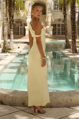 Gia Maxi Dress - Lemon