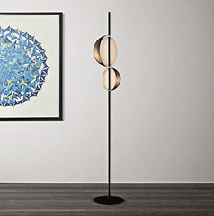 2-bulb Semi-Globe Floor Lamp