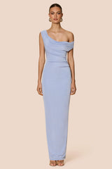 Nookie Crush Drape Maxi Dress - Lavendar