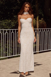 Amana Maxi Dress - White