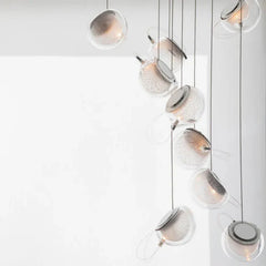 76 Glass Orbs Chandelier