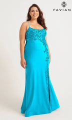 Faviana Long Plus-Size Formal Dress 9570