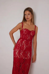 Alessandra Dress - Red
