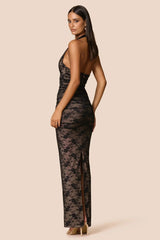 Nookie Arabella Halter Maxi Dress - Black