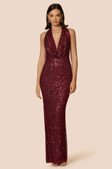 Nookie Suri Gown - Wine