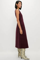 Winetasting Vegan Suede Manon Dress