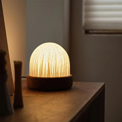 Acorn Wood Table Lamp