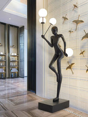 Acrobatics Sculpture Floor Lamp