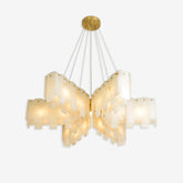 Alabaster Cascade Tiered Chandelier