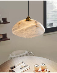 Alabaster Dome Pendant Lamp