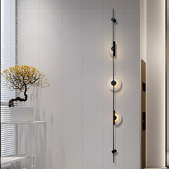 Alabaster Wall Sconce Black