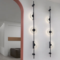 Alabaster Wall Sconce Black