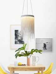 Aluminum Chain Tassel Chandelier