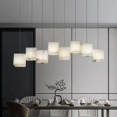 Alabaster Block Chandelier