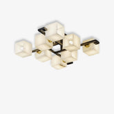 Alabaster Block Ceiling Light