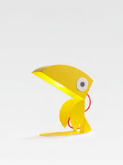 Whimsical Eclectic Memphis Cute Parrot Table Lamp for Study - Full Spectrum Eye Protection Decorative Desk Lamp