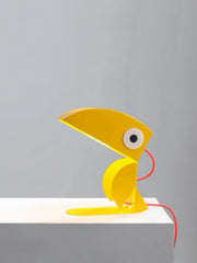 Whimsical Eclectic Memphis Cute Parrot Table Lamp for Study - Full Spectrum Eye Protection Decorative Desk Lamp