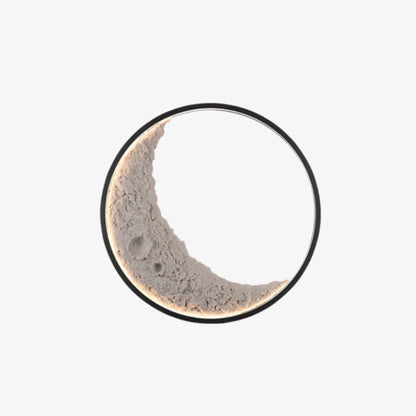 3D Crescent Moon Wall Lamp