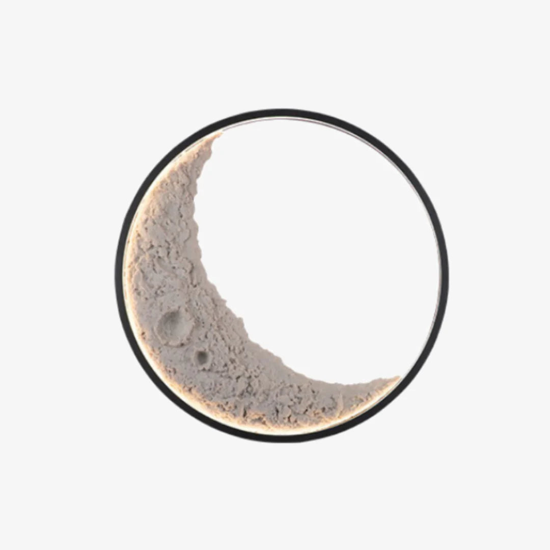 3D Crescent Moon Wall Lamp