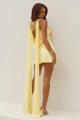 Gabriella Mini Dress - Lemon