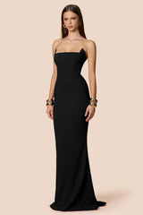 Nookie Aaliyah Strapless Gown - Black