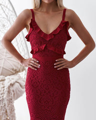 Leanne Dress - Red