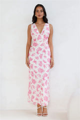 Soft Florals Maxi Dress