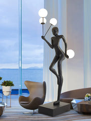 Acrobatics Sculpture Floor Lamp