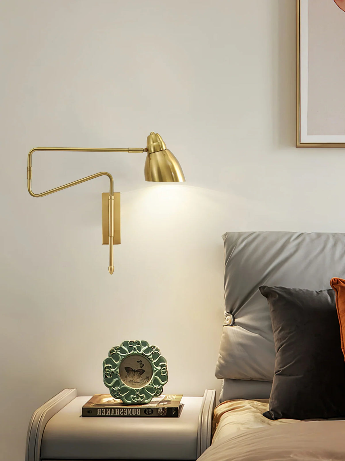 Adjustable Arm Reading Wall Lamp