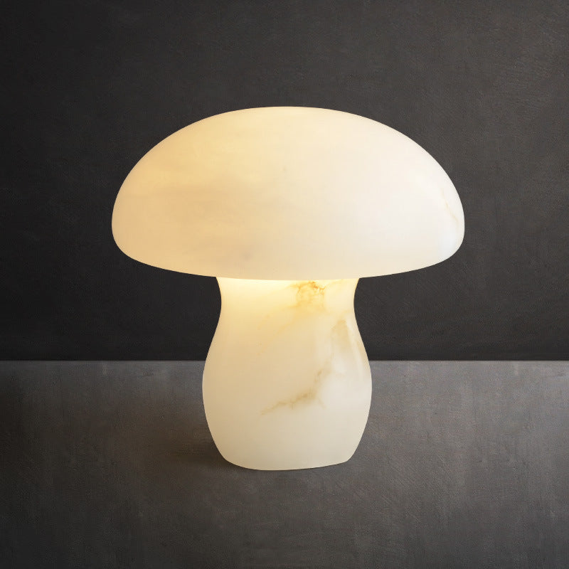 Alabaster Mushroom Table Lamp