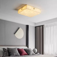 Alabaster Square Ceiling Light