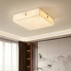Alabaster Square Ceiling Light