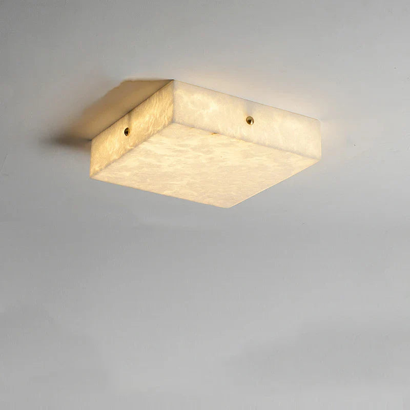 Alabaster Square Ceiling Light