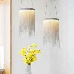 Aluminum Chain Tassel Chandelier