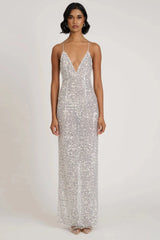 Mevia Gown - Silver