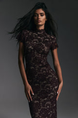 Nookie Alessia Midi Dress - Wine