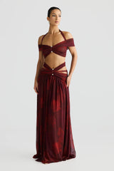 Ella Crop - Marble Print