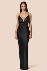 Nookie Valerie Cowl Gown - Black