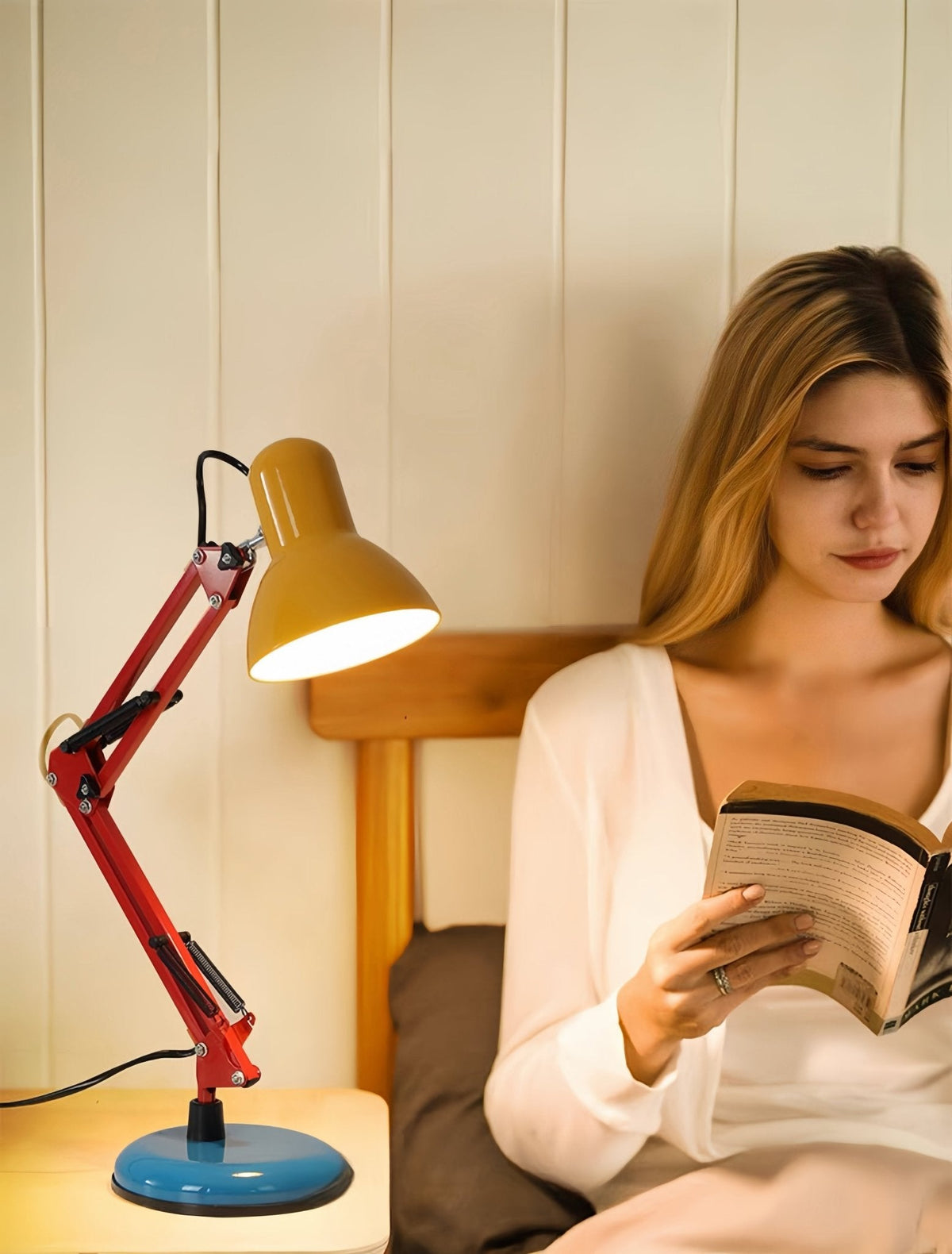 Memphis Retro Table Lamp for Study - Full Spectrum Eye Protection Desk Lamp